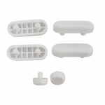 Choice 8mm Toilet Seat & Cover Buffer Set White 04015100-H8-53