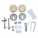 Imperial Bathrooms Astoria Original Soft Close Toilet Seat & Cover White With Antique Gold Hinges XA50000210NSB