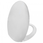 Azzurra Clas 56 Soft Close Toilet Seat & Cover White CLA1800/F