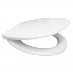Pressalit 718 Soft Close & Lift-Off Top Fixing Toilet Seat & Cover White 718000-D60999