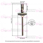Roca Debba Soft Close Toilet Seat Hinges A804056190