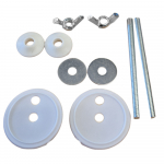 EuroShowers MDF Standard Close Toilet Seat & Cover Beech 82983