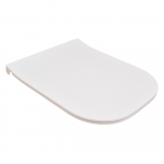 Roca The Gap Square Slim Soft Close Quick Release Toilet Seat and Cover White A801472003
