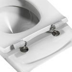 Pressalit Objecta D Pro Polygiene Standard Close Bottom Fixing Toilet Seat Without Cover White 997011-DF7999