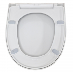 Premier Marlow Soft Close Quick Release Toilet Seat & Cover White NCU699
