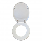 Pressalit Projecta Plus Standard Close Bottom Fixing Toilet Seat & Cover White 54011-BZ1999