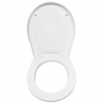 Esedra Bull 500 Soft Close Toilet Seat & Cover Thermoset White S035T040151