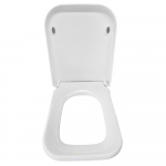 Imex Ceramics Essence Soft Close Quick Release Duraplus Toilet Seat & Cover White S1010SCQRN