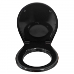 Galassia XES Standard Close Toilet Seat & Cover Black 9920NE