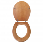 Pressalit Selandia Wood Standard Close Bottom Fixing Toilet Seat & Cover Cherry 522456-B47999