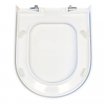 Cielo Opera Tondo Soft Close Toilet Seat & Cover White CPVOPTF