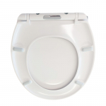 EuroShowers Rainbow Soft Close Toilet Seat & Cover White 84331