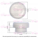 Gala Emma Bidet Seat & Cover Buffer Set White 5538000