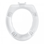 Celmac Celeste Pro Raised Standard Close Toilet Seat Only With Metal Hinge & Stability Buffers White SCI51WY