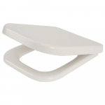 B&Q Cooke & Lewis Affini Soft Close Quick Release Toilet Seat & Cover White BQSA0026