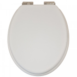 Heritage Bathrooms Soft Close Quick Release Toilet Seat & Cover Chantilly With Vintage Gold Hinges TSCHA100SC