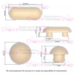 Keramag Renova Nr.1 Toilet Seat and Cover Buffer Set White 598123000