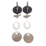 AXA One Evolution Slim Soft Close Toilet Seat Hinge Fixing Set FI016