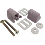 Celmac DPP1 Bottom Fixing Universal Bakelite Toilet Seat Hinge Set Lilac DPP1-LIL