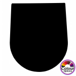 Pressalit Comfort D2 Soft Close With Lift-Off Top Fixing Toilet Seat & Cover Black 1050111-DK3999