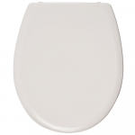 Celmac Neon Standard Close Toilet Seat & Cover With Plastic Bottom Fix Hinge White 20120453