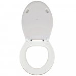 Simas LFT Spazio Slim Soft Close Toilet Seat & Cover White LFT006