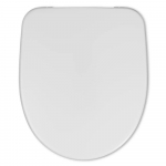 Lecico Malaga Space Saver Standard Close Toilet Seat & Cover White STWHSMG