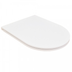 BagnoDesign Vitesse Slim Soft Close Toilet Seat & Cover White BDS-VIT-330S-C-WH