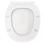 Rak Ceramics Morning Thin Soft Close Quick Release Toilet Seat & Cover White RAKSEAT018