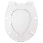 FixRite U-Line Thin Standard Fit Soft Close Toilet Seat & Cover White FR128300