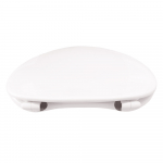Pressalit Zaga Standard Close Bottom Fixing Toilet Seat & Cover White 314000-UN9999