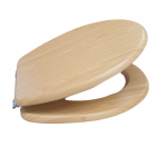 EuroShowers MDF Standard Close Toilet Seat & Cover Antique Pine 82987