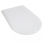 Azzurra Thin 56 Soft Close Toilet Seat & Cover White THI1856/F