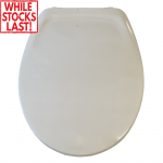 Roca Victoria Standard Close Toilet Seat & Cover Ivory 8-01306