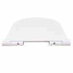 BagnoDesign Koy Slim Soft Close Toilet Seat And Cover White BDS-KOY-330S-C-WH