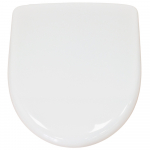 Geberit Selnova Round Compact Soft Close Quick Release Toilet Seat and Cover White 501.931.00.1