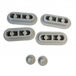 Bathstore Toilet Seat Buffer Set 90000011070