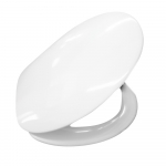 Pressalit 2000 Standard Close Bottom Fixing Toilet Seat & Cover White 124000-B13999