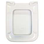 Geberit iCon Square Soft Close Quick Release Toilet Seat and Cover 500.837.01.1 - White