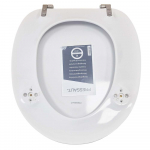 Pressalit Pinocchio Standard Close Bottom Fixing Toilet Seat & Cover White R37000-D92999