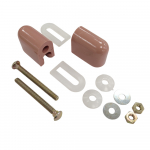 Celmac Bottom Fixing Universal Bakelite Toilet Seat Hinge Set Pompadour KMPP1-POM