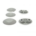Villeroy & Boch Solaya Toilet Seat and Cover Buffer Set Grey 92209200