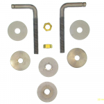 Villeroy & Boch Subway 2.0 Toilet Seat Hinge Set 98M90161