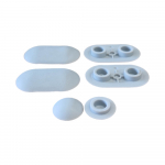 Geberit ONE Toilet Seat and Cover Buffer Set White 243.986.00.1