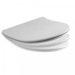 Kerasan AquaTech Slimline Soft Close Toilet Seat White 3791
