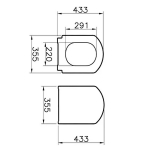 Vitra Valarte Soft Close Quick Release Toilet Seat & Cover White 124-003R009