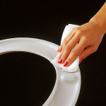 Pressalit 2000 Standard Close Bottom Fixing Toilet Seat Without Cover White 49000-UN3999