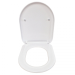 Euroshowers Rainbow D One Soft Close Quick Release Toilet Seat & Cover White 86510