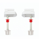 Celmac VIP Standard Close Toilet Seat & Cover with Bottom Fix Plastic Hinge White 20721922
