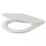 B&Q Cooke & Lewis Cavally Soft Close Toilet Seat & Cover White BQSA0064